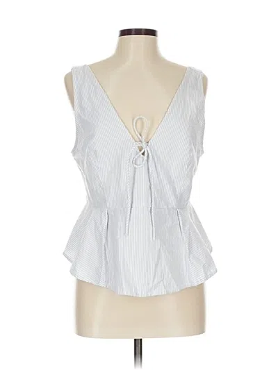 Free People Sleeveless Blouse In White