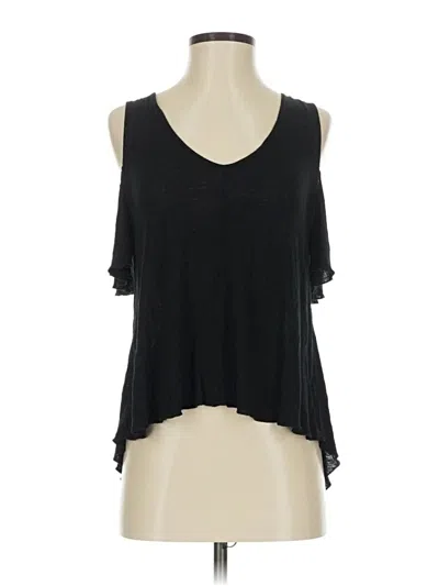 Pre-owned Free People Sleeveless T-shirt In Black