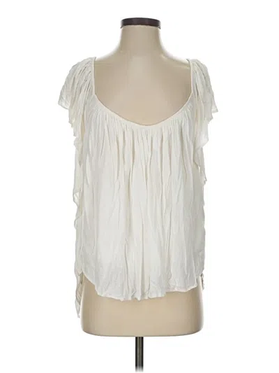 Pre-owned Free People Sleeveless T-shirt In Ivory