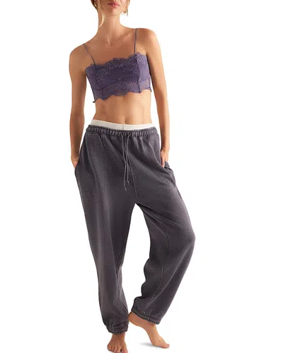 Free People Slow It Down Jogger Pants In Blue