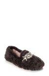 Free People Slumber Party Faux Fur Loafer Slipper In London Fog
