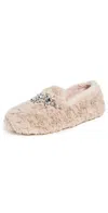 Free People Slumber Party Loafer Slippers Parchment