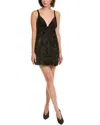 Free People Snow Angel Mini Dress In Black