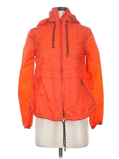 Pre-owned Free People Snow Jacket In Orange