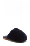 Free People Snowball Faux Fur Slipper In Blue