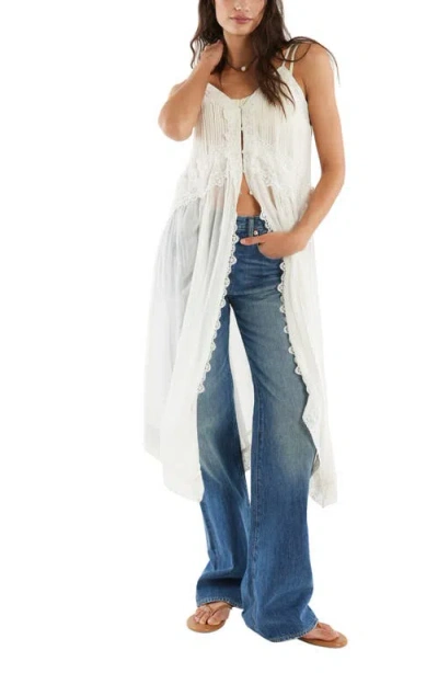 Free People Snowbird Maxi Top In White