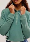 Free People So Fly Henley Layer In Coddy Midnight Jade In Multi