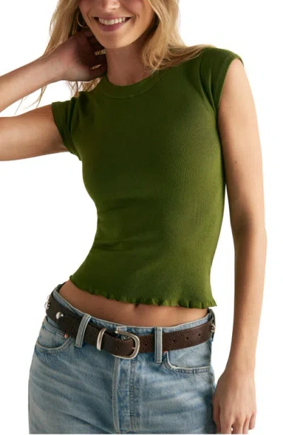 Free People So Soft Seamless Baby Tee In Ferngully