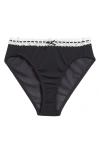 Free People So Sweet Intimately Fp Mesh Bikini In Black