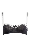 Free People So Sweet Underwire Balconette Bra In Black