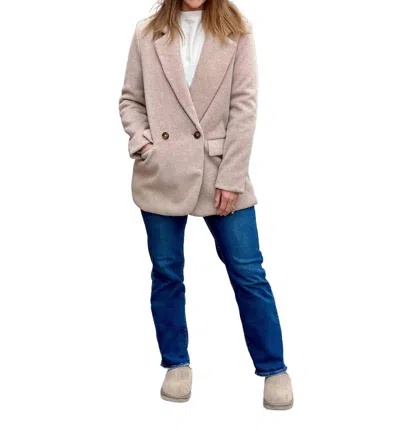 Free People Solid Blazer In Light Coffee In Brown