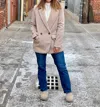 Free People Solid Blazer In Light Coffee In Multi