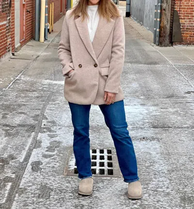 Free People Solid Blazer In Light Coffee In Multi