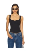 Free People Somewhere Sometime Cami Top In Black