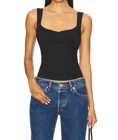 Free People Somewhere Sometime Cami Top In Black