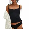 Free People Somewhere Sometime Camisole In Black