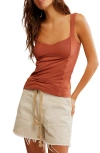 Free People Somewhere Sometime Camisole In Brown