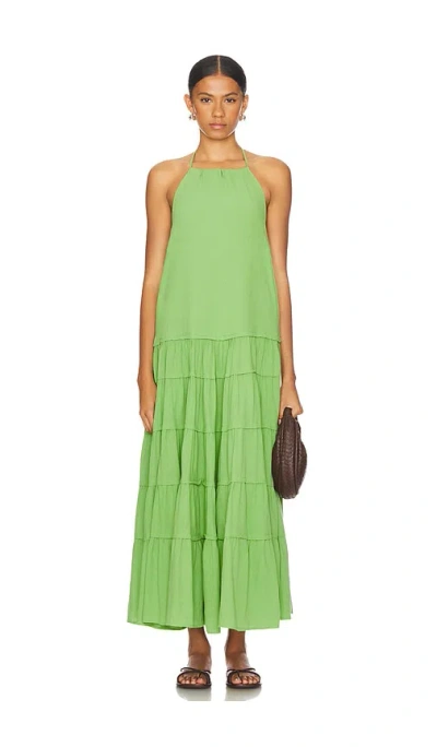 Free People X Free-est Somewhere Sunny Maxi Dress In Çœ•çœ´æ¡ƒ