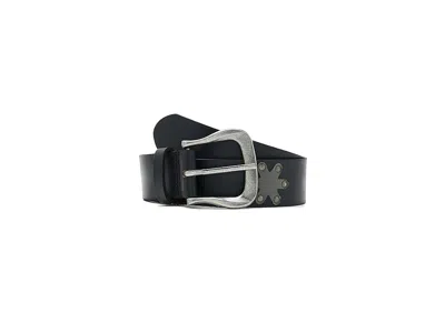Free People Sonny Studded Belt Women's Belts Midnight Hour: Sm-md (25.5-31.5" Waist) In Blue