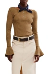 Free People Soul Sister Long Sleeve T-shirt In Military Olive