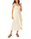Free People Sparkling Moment Cotton Midi Sundress In Ivory