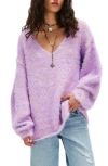 FREE PEOPLE FREE PEOPLE SPARROW FUZZY SWEATER