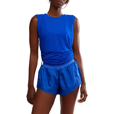 Free People Sport Mode Muscle Tank In Blue