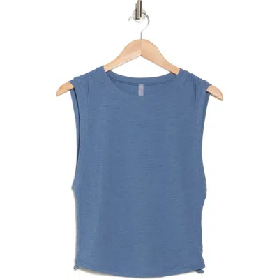 Free People Sport Mode Muscle Tank In Blue Stone