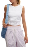 Free People Sport Mode Muscle Tank In White