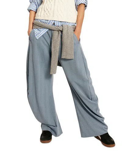 Free People Spotlight Barrel Pants In Blue