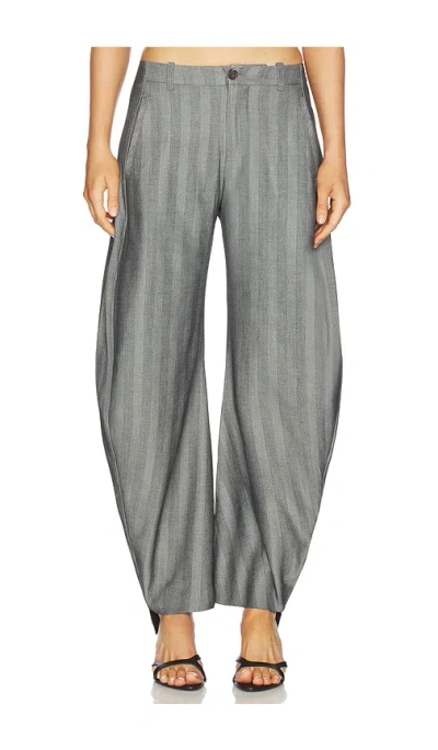 Free People Spotlight Striped Pants In Gray