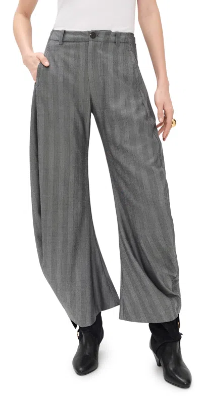 Free People Spotlight Trousers Grey Combo In Gray