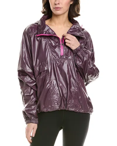 Free People Spring Showers Solid Rain Jacket In Purple