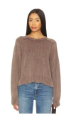 Free People Spring Street Pullover In Brown