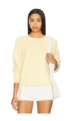 Free People Spring Street Pullover In Yellow