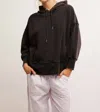 Free People Sprint To The Finish Line Logo Sweatshirt In Black In Black