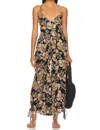 Free People Stand Out Printed Jumpsuit In Black Combo In Black