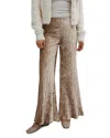 Free People Star Sign Velvet Pants In Champagne