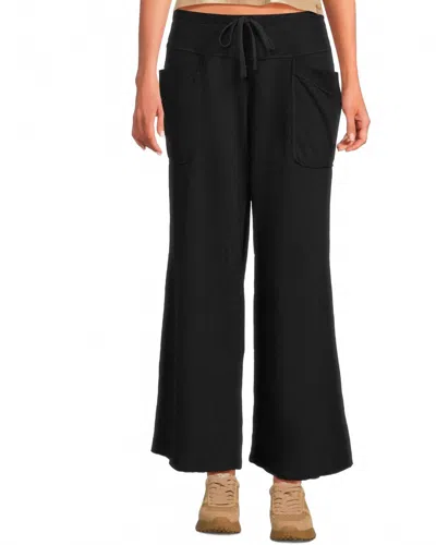 Free People Staycation Lounge Pant In Black