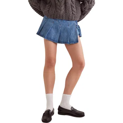 FREE PEOPLE FREE PEOPLE STEPHIE DENIM SKORT