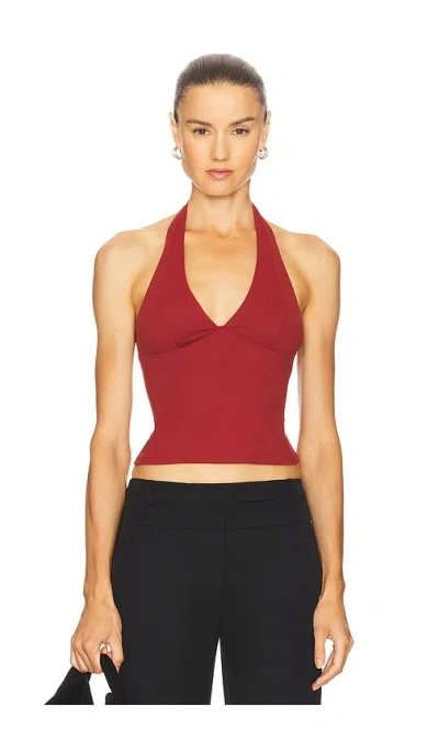 Free People Still Here Halter In Red
