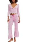 Free People Stolen Dance Pajamas In Pink