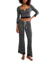 Free People Stolen Dance Sleep Set In Black