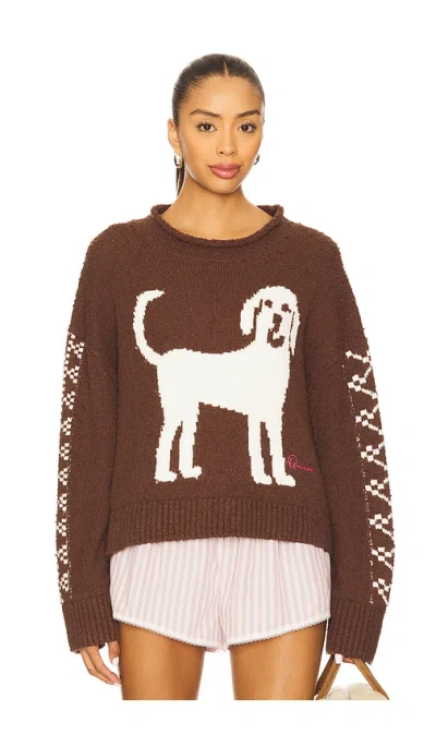 Free People Story Book Sweater In Brown