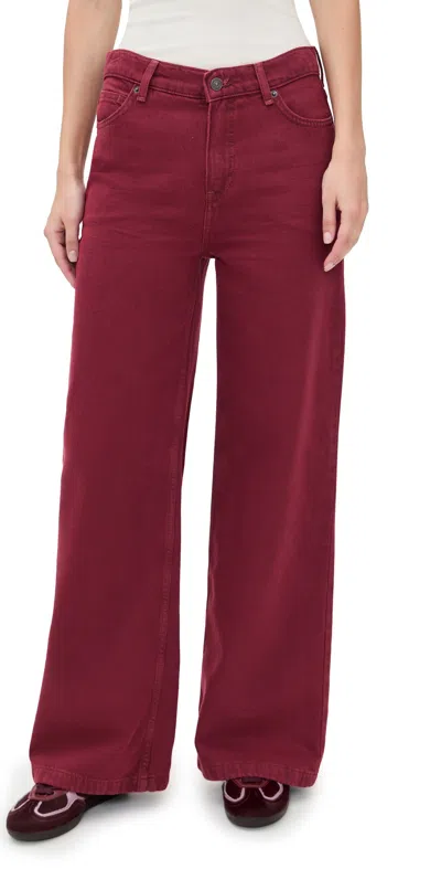 FREE PEOPLE STRIDE JEANS SYRAH