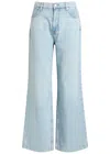 Free People Stride High Waist Wide Leg Jeans In Blue