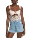 Free People Strike A Pose Bodysuit In Pink