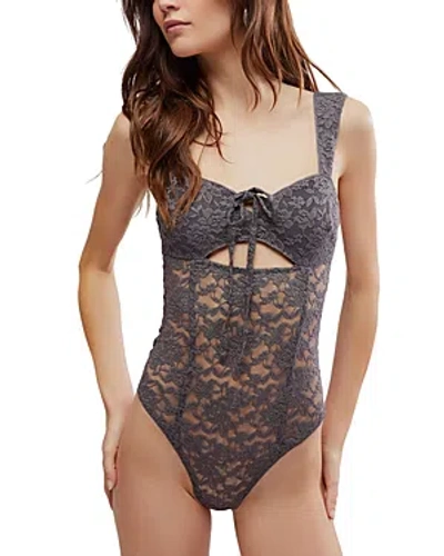 FREE PEOPLE STRIKE A POSE LACE BODYSUIT