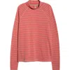 Free People Stripe Raglan Sleeve Cotton Top In Multi
