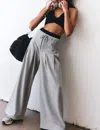 Free People Studio Siren Pant In Heather Grey